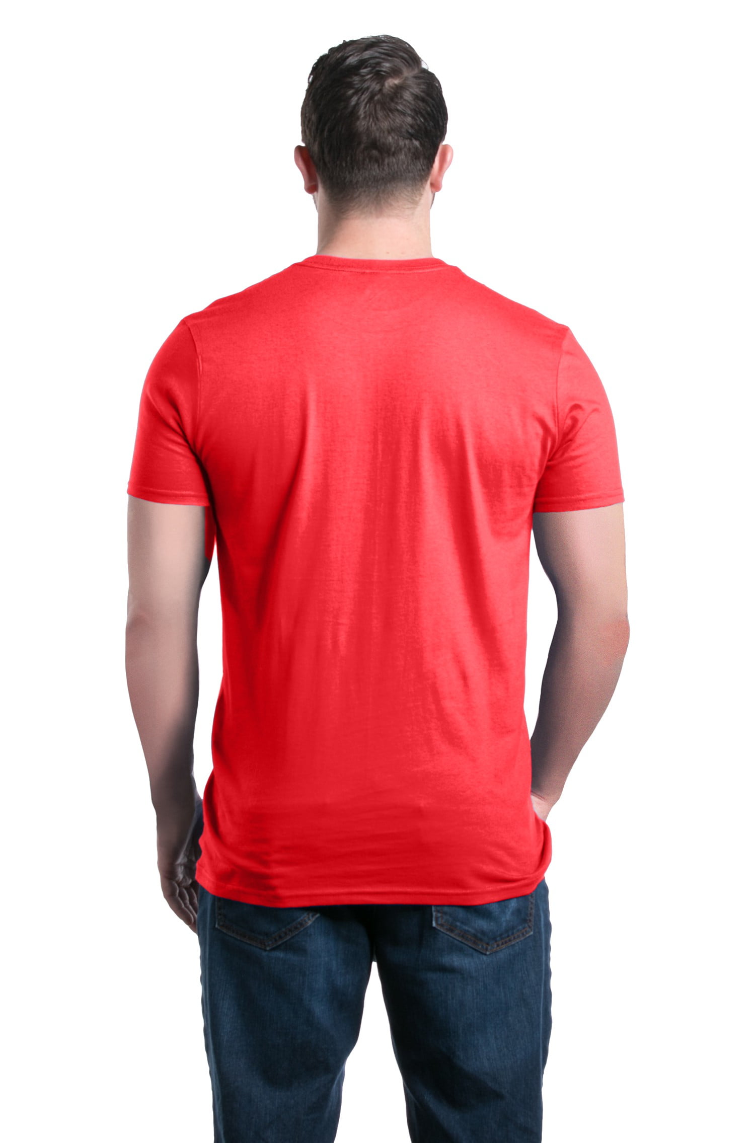 Shop4Ever Men's Autism Awareness Puzzle Piece Word Cloud Graphic T-shirt X-Large Red