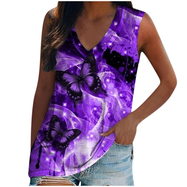 Blusa básica de ajuste holgado con cuello en V y color liso para mujer Fridja qr494