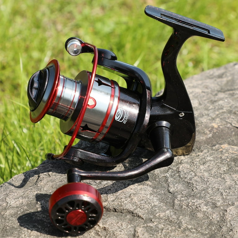 Sougayilang Spinning Reel 5.2:1 Gear Ratio High Speed Max Drag 12LB Metal  Fishing Reels 