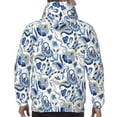 thumbnail image 7 of Cauagu Blue Paisley for Men's Pullover Hooded Sweatshirt Athletic Casual Hoodie Aautumn Hoodie Sweatshirt for Men Pullover Casual Hooded Sweatshirt-4X-Large, 7 of 7