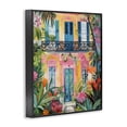 thumbnail image 2 of Stupell Industries Eclectic Colorful Facade with Tropical Garden Black Framed Giclee Art, 11 x 14, by LSR Design Studio, 2 of 8