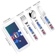 thumbnail image 2 of Picia Five Nights At Freddy'S Pattern Toddler Utensils, Children's Knife, Fork And Spoon Set,Kids Silverware Set with Handle, 430 Stainless Steel, 2 of 8