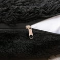 thumbnail image 3 of Funda de almohada decorativa de piel artificial 43x43cm Cojín suave Funda de almohada Funda de cojín para sofá Dormitorio Coche Sala de estar al aire libre Juego de 2 Adepaton ZH-284-12, 3 of 6