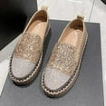 thumbnail image 4 of Tawop Women Shoes Slip On Casual Flat Gold Size 8.5, 4 of 9