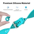 thumbnail image 6 of Comvin Compatible with Fitbit Versa 2/Versa/Versa Lite/Versa SE Bands for Women Men, Soft Silicone Breathable Hole Sport Wristbands, 6 of 6
