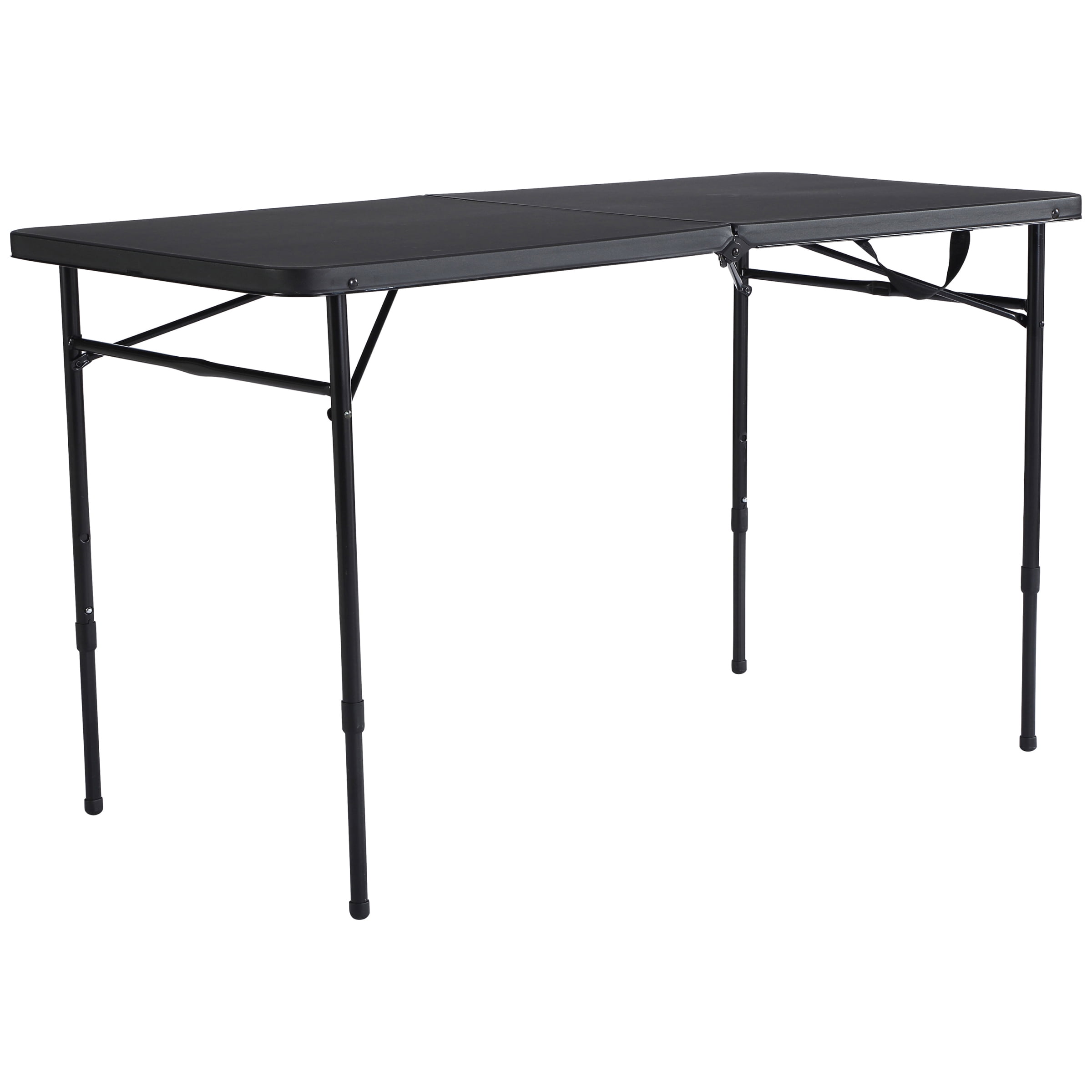 Mainstays 48 Fold In Half Table Rich Black