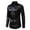 Black, variant on Azrian Long Sleeve with Turn-down Collar and Button Shirt for Men,Men Casual Fashion Whole Colored Turn-down Collar Button Long Sleeve Shirt Blouse