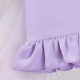 thumbnail image 6 of Toddler Baby Girl Clothes Sleeveless Tie-Up Ruffle Tops Linen Pants Set Infant Summer Outfits Girls Summer Set 2-7 Years,5-6 Years, 6 of 8