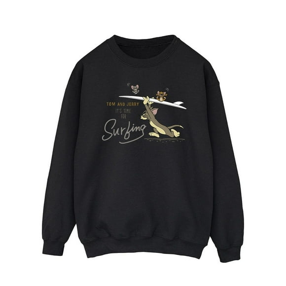 Tom And Jerry Chandail en Molleton pour Hommes It's Time For Surfing