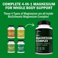 thumbnail image 2 of BioSchwartz 350mg 4-in-1 Magnesium Complex for Sleep, Heart, Nerves, and Muscles, 90 Capsules, 2 of 7