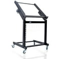 thumbnail image 3 of Support Roulant à Montage sur Rack et Rails de Plateforme de Mélangeur Ajustables par GRIFFIN / Support de Chariot 19U pour Studio de Musique, Cabine, Armoire d'Enregistrement Audio Pro / Équipement de Scène, Étui de Rangement pour Équipement DJ pour Amplificateur, Effets, 3 of 4