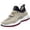 Khaki, variant on Men's Mesh Slip On Sneakers, Breathable Flying Woven Shoes with Wide Fit Comfort for Gym and Walking (Grey, 8.5)