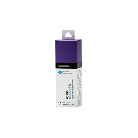 Cricut® Infusible Ink™ Transfer Sheets (2 ct), Ultraviolet, 4.5" x 12"