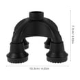 thumbnail image 2 of unbranded Support Cane Tips Impact Absorption Walking Cane Tip Black 1Pack, 2 of 8