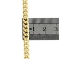thumbnail image 6 of Mens Real 10K Yellow Gold Super Solid Miami Cuban Link Chain 4mm Necklace 22", 6 of 7