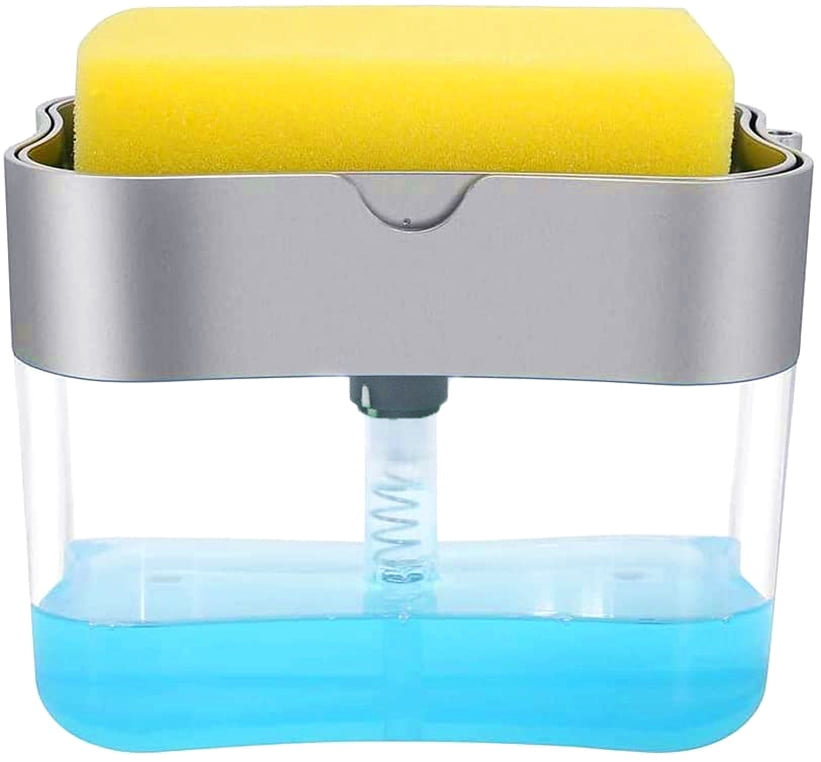 Soap dispenser, kitchen dishwasher soap dispenser, sponge stand sink dishwasher soap dispenser 5