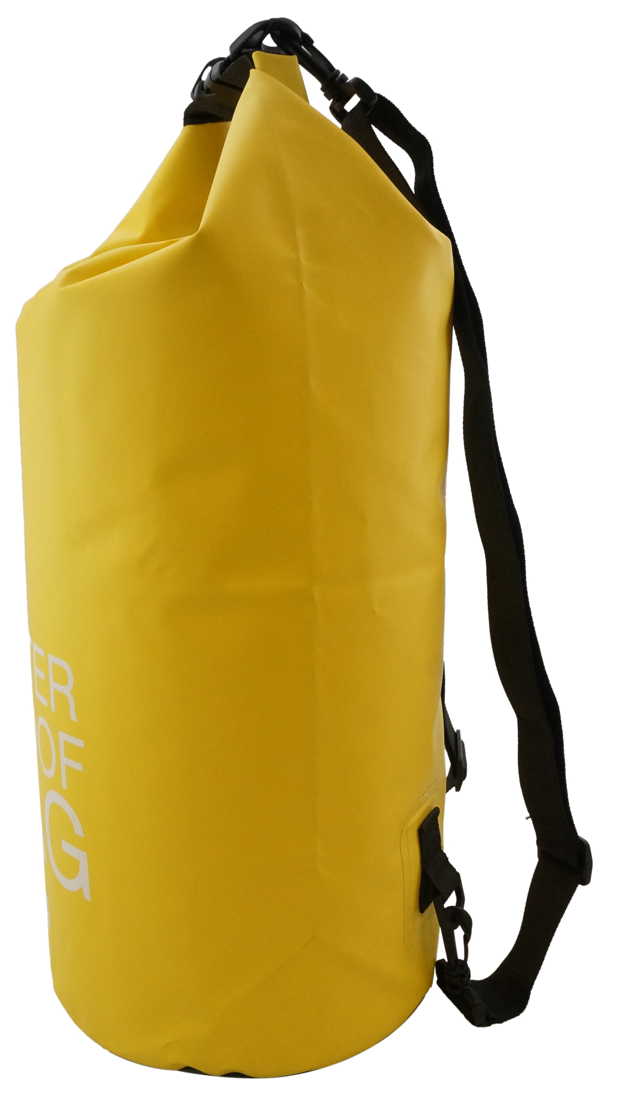 K-Cliffs Waterproof  Dry Sack Roll Top Floating  Bag for Kayaking  Canoeing Fishing Rafting , Camping  20L Yellow