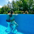 thumbnail image 2 of Dunn-Rite Products Made in USA Submersible Swim Up Pool Stools for Underwater Use, Bar Stool for Inside Pool and Patio Deck Seating, 30 Inch (1 Stool), 2 of 8