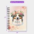 thumbnail image 5 of Happy Mother's Day Australian Shepherd with Flower Crown and Greeting Card Spiral Bound Journal Aussie Dog Lover Gifts 5x7in Spiral Notebook - 13004, 5 of 5