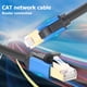 thumbnail image 2 of Cable Ethernet Cat8 RJ45 STP 26AWG Cable LAN Azul para Router Módem PC (0,5 m) Tmvgtek Componentes de Computadoras, 2 of 9