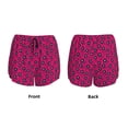 thumbnail image 3 of Hirioo Floral Colorful for Women's Double Layer Athletic Shorts High-Performance Gym Shorts with Inner Pocket, Elastic Waistband-Large, 3 of 7