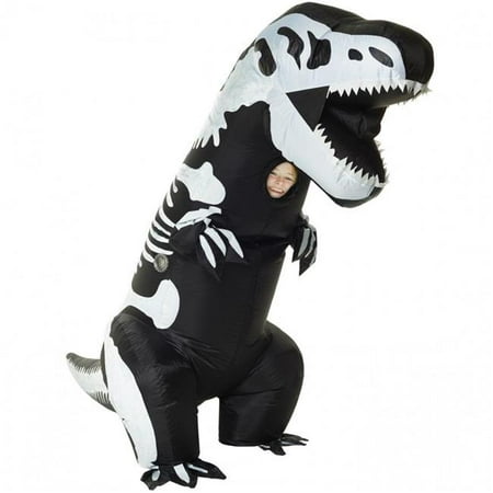 Skeleton T-Rex Inflatable Child Costume