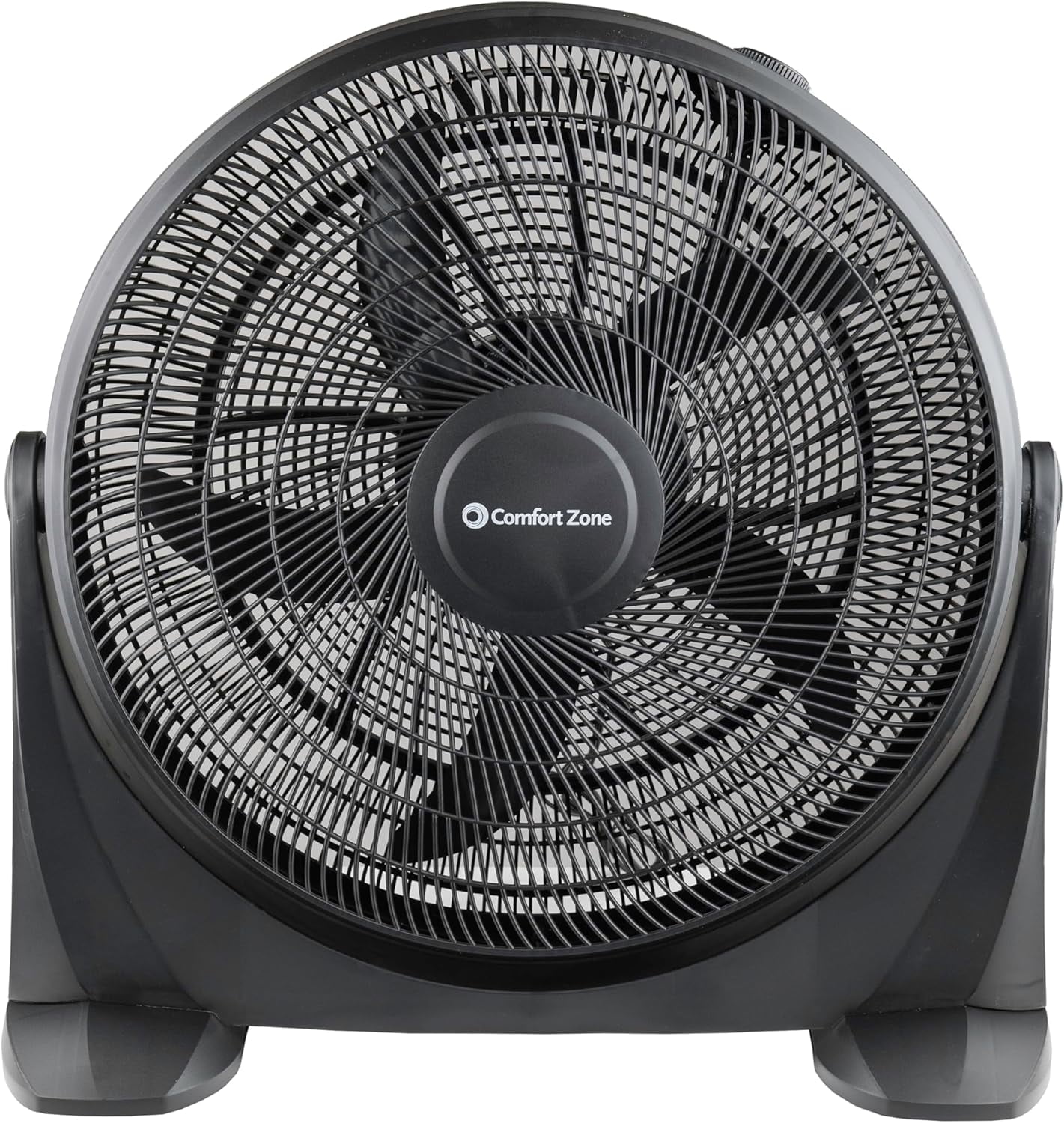 Comfort Zone 20 in. High Velocity Floor Fan, 3 Speed, Tilt