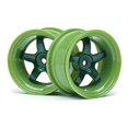 thumbnail image 1 of HPI Racing Work Meister S1 Wheel Green 26mm (6mm Offset/2pcs) 111091, 1 of 1