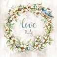 thumbnail image 3 of Nan 15x15 Black Modern Framed Museum Art Print Titled - Love Truly, 3 of 5