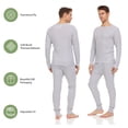 thumbnail image 2 of DARESAY Mens Baselayer PJ Set, Mens Thermal Sets up to 3XL (2 Sets), 2 of 5