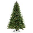 thumbnail image 4 of Costway Árbol de Navidad preiluminado de 210 cm, forma rápida de 3 minutos con temporizador y conector de alimentación rápido, 4 of 4