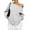 Gray, variant on UQJfacai Sweatshirt for Women Off The Shoulder Tops Fleece Long Sleeve Sweatshirts Fall Winter Casual Oversized Sweaters Shirts