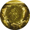 thumbnail image 1 of Ahgly Company Tapis Rond Lavable en Machine Intérieur Caramel Brun, 4 Pieds Rond, 1 of 7