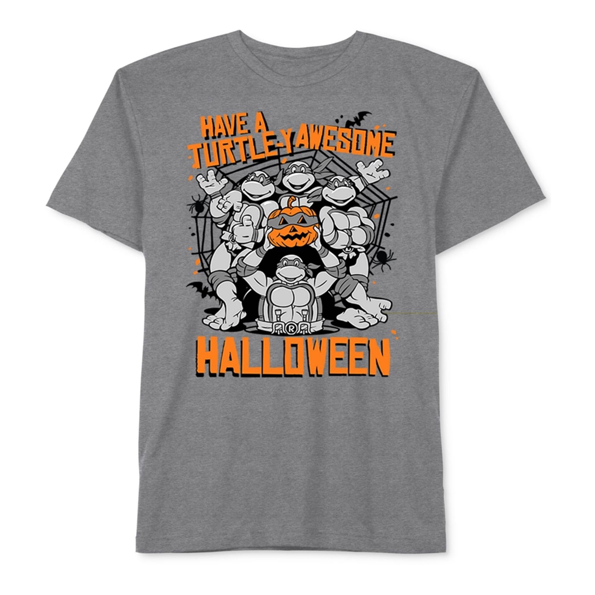 Nickelodeon - Nickelodeon Boys Halloween TMNT Graphic T-Shirt, grey, 2T ...