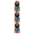 thumbnail image 1 of Advancent Traje de baño sin mangas para mujer, traje de baño de poliéster con escote en V profundo para fiesta, ropa de playa para mujer, Flor negra + verde METRO 3Conjunto, 1 of 6