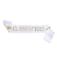 thumbnail image 2 of Riforla Class of 2025 Graduation Sash with I Graduated Text for Graduation Party Decorations and Accessories Gold Foil White, 2 of 4