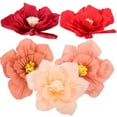 thumbnail image 3 of FRCOLOR 5pcs Paper Flowers Decoration 3D Wall Handicraft Artificial Flowers DIY Craft Supplies, 3 of 8