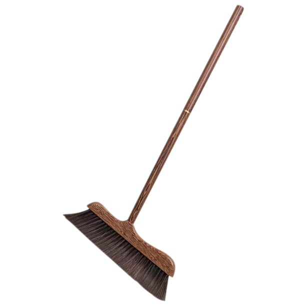 Escoba de exterior, escoba de madera para limpieza de suelos, escoba para patios, escoba de interior