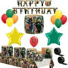 Lego Ninjago Movie Deluxe Party Supply and Balloon Decoration Bundle