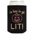 thumbnail image 2 of ThisWear Halloween Supplies Here to Get Lit Jack O Lantern 48-pack Can Coolie Drink Coolers Coolies Multi, 2 of 2