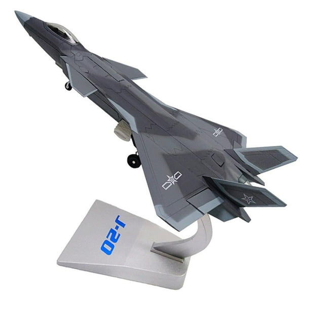 Vogacara Simulation Aircraft Fighter J-20 Model Camouflage Children Toys Kits de construcción modelo Tipo 1