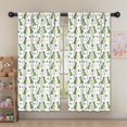 thumbnail image 5 of Blackout Kids Curtains,White Green Dinosaurs Floral Pattern Childrens Insulated Curtains Set Of 2,Bedroom Essentials,Toddler Room Decor 52"x63", 5 of 5