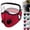 Red, variant on Detachable protective goggles riding mask, windproof, dustproof, and anti droplet, all season universal sports mask(Navy)