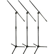 Ultimate Support Classic Series MC-40B Microphone Stand - 3-Pack Black