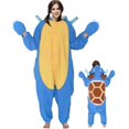 thumbnail image 1 of New Adult Unisex Extra Large Fighting Turtle Cartoon Pajama Men Animal Adult Christmas Funny Cosplay Raccoon Kigurumi Onesie, 1 of 4