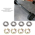 thumbnail image 3 of Replacement Trailer Spindle Nut Retainer, Easy Installation Trailer Wheel Spindle Nut Retainer High Strength Wear Resistance  for 2K To 7K Dexter Axle, 3 of 7