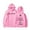 C116 Pink, variant on CONZONE Hoodies for Toddler Girls Long Sleeve Hooded Sweatshirts for Girls Letter Graphic Cozy Fall Winter Pullover Hoodies With Pocket Size 3-4 Years