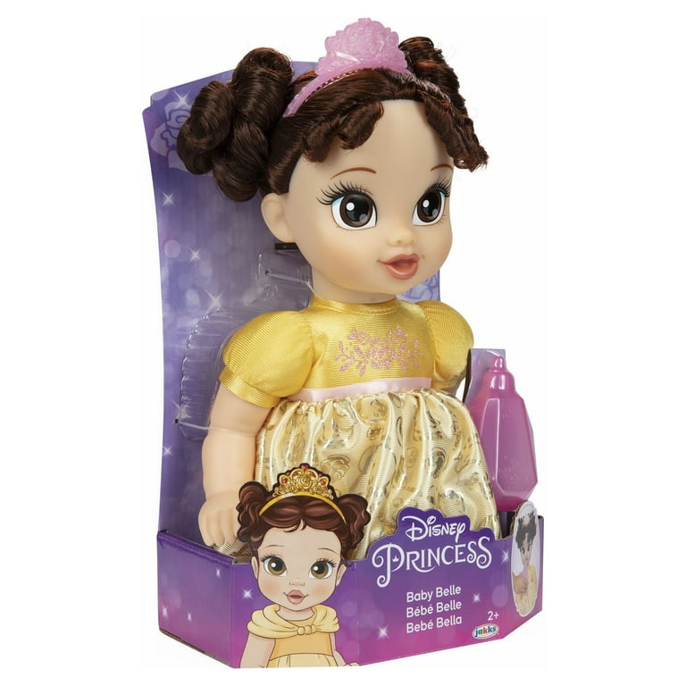 Disney Princess Deluxe 8 inch Moana Baby Doll Includes Tiara and Bottle for  Children Ages 2+ 