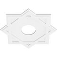 thumbnail image 7 of 24"OD x 7"ID x 13 1/4"C x 1"P Axel Architectural Grade PVC Contemporary Ceiling Medallion, 7 of 7