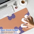 thumbnail image 4 of Go Vintage with Groovy Flowers Desk Mat: Extended Gaming Mouse Pad for Office Work & Gaming, Non-Slip Rubber Base, Computer Keyboard Mat with Stitched Edges - Large & Chic - 31.5x11.8 inches, 4 of 7